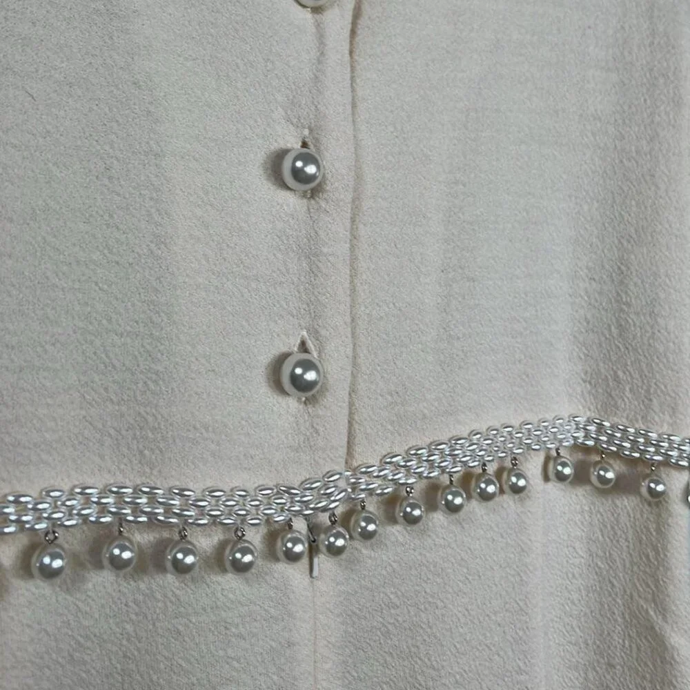 Adrienne Vittadini Womens SZ 8 Vintage Beaded Dress ***NEEDS TLC*** Jackie Kenne